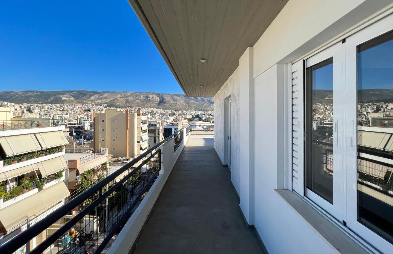 Panoramic Cityscape Maisonette In Agios Dimitrios Athén Kültér fotó
